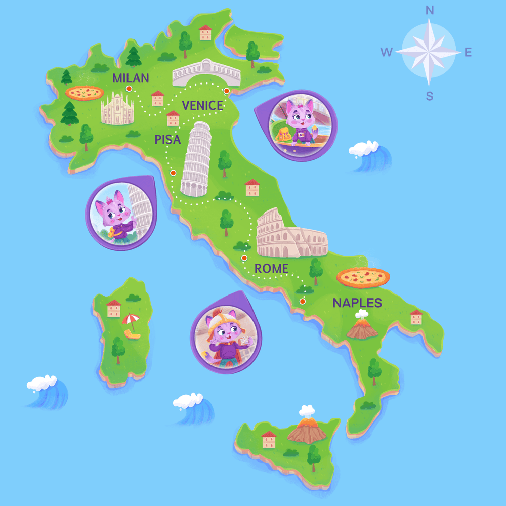 Map of Italy